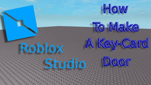 How to build a redstone key card reading door in minecraft. Roblox Studio How To Make A Key Card Door Make A Piggy Game Part 1 2020 Youtube