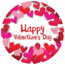 Choose between beautiful online valentine cards. Happy Valentine Card Template With Stock Vector Colourbox