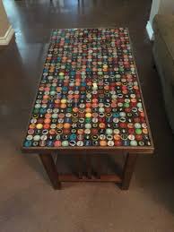 Diy Bottle Cap Table Bottle Cap Table Decor Diy Bottle
