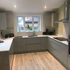 Contemporary howdens kitchen with black granite worktops. 19 Kitchen Ideas Kitchen Design Modern Kitchen Grey Kitchens