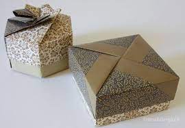 Die japanische papierfaltkunst wird immer beliebter, auch bei uns. Origami 4 Und 6 Eckige Schachteln Origami Schachteln Schachteln Basteln Origami Papier Falten