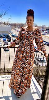 Voir plus d'idées sur le thème mode africaine, tenue africaine, tenue. Tissus Pagne Longue Robe Robe En Tissus Africain Pagne Bleu Robe Par Natouchka B Rebut Mangsa