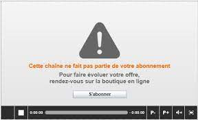 Je pense que mon materiel n'est pas pr�vu pour le passage au cela a bien march�. Resolu Perte De L Option Tv Avec Mon Offre Surf Communaute Orange