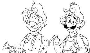 Luigi and gooigi slamming a hammer. Luigi And Gooigi Dtiys From Ig Mario Amino