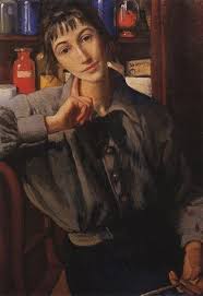 Zinaida yevgenyevna serebriakova (зинаида евгеньевна серебрякова) was the first female russian painter of distinction, as a master of portrait. Self Portrait With A Brush 1924 Zinaida Serebriakova Wikiart Org