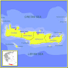 K tomu srdečné a pohostinné obyvatele. Detailed Map Of Crete Greece