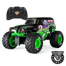 Monster Jam Official Grave Digger Remote Control Truck 1 15 Scale 2 4ghz Remote Control Trucks Monster Jam Monster Trucks