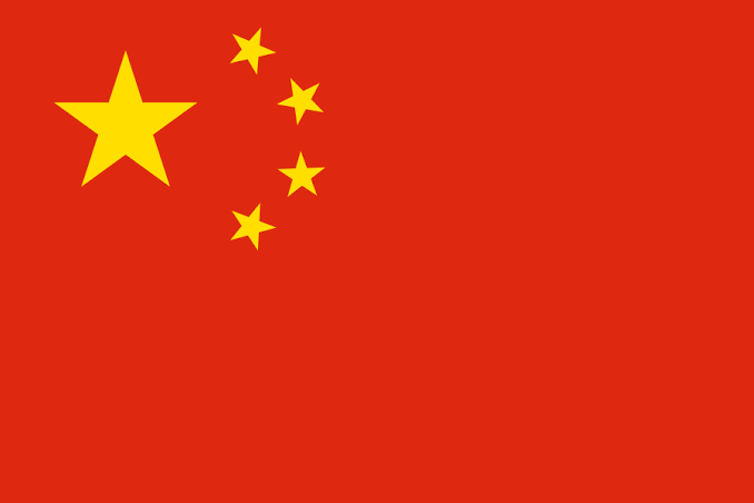 Resultado de imagem para bandeira china"