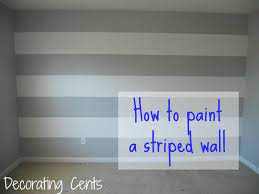 Decorating Cents Painting A Striped Wall Striped Wall Striped Accent Wall Striped Walls