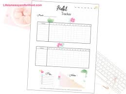 I know we all want to be super productive using our bullet journal or planners. Free Bullet Journal Habit Tracker Printable