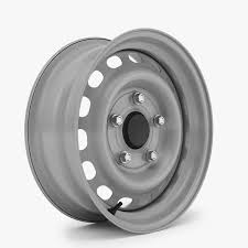 Realistic 3d Model Of The Steel Wheel Rim Steel Wheels Steel Rims Wheel Rims