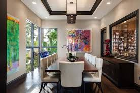 While tray ceilings are able to give a room the feeling of being large and spacious, this is exactly what this room exudes. 50 Dining Rooms With Tray Ceilings Photos Home Stratosphere