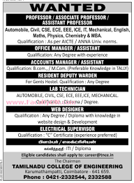 We did not find results for: Tamilnadu College Of Engineering Coimbatore Wanted Teaching Faculty Plus Non Faculty Faculty Teachers