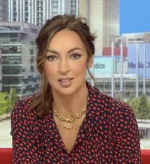 Sally Nugent is worlds away from BBC Breakfast as she flashes legs in glam  sequined dress