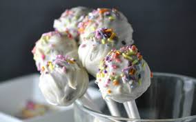 Dairy free cake, dairy free dessert, dairy free recipes. White Chocolate Red Velvet Cake Pops Vegan One Green Planet