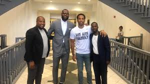 Brian windhorst confirms that rich paul is dating adele as the two sat next to lebron james at game 5 in the bucks win over the suns. Lebron And His Friends Are Telling Their Story For The First Time
