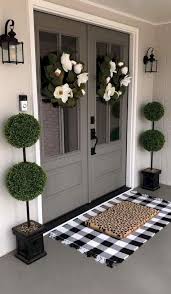 50 Beautiful Spring Decorating Ideas For Front Porch Front Porch Decorating Farmhouse Front Porches Porch Decorating