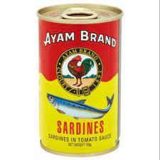 Ayam brand sardin oval 215g. Ayambrand Ikan Sardin 155g Lazada