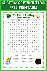 St patrick\'s day crossword puzzles. St Patrick S Day Crossword Puzzles Other Printable Images Gallery Category Page 270