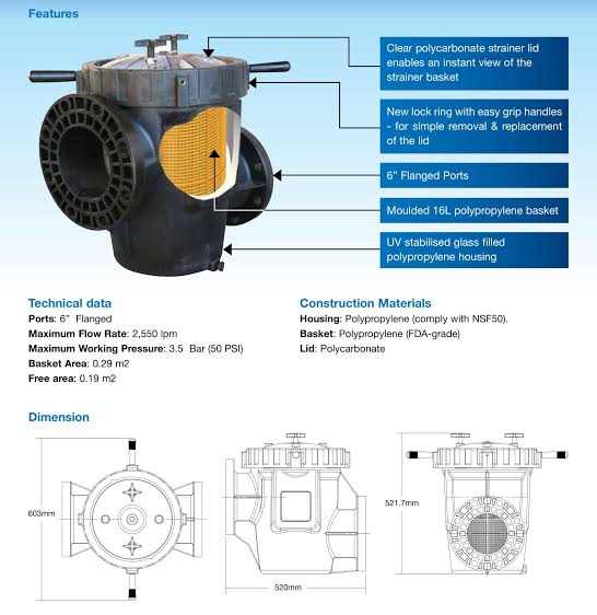 Image result for HYDRO 5000 STRAINER WATERCO"