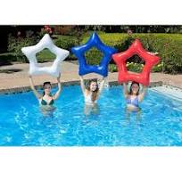 Poolmaster 36 in. American Stars Swimming Pool Float Tube (3-Pack) 87131