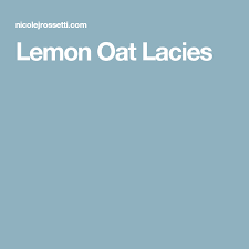 Overnight oats, gluten free, vegan, breakfast, oatmeal, lemon, coconut, oats in a jar, healthy. Lemon Oat Lacies Oats Quaker Oats Recipes Lemon