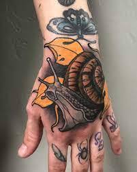 Primm Snail Tattoo Tattoo Neo Trad Tattoo Ideas Back