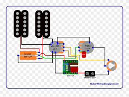 The pickups in your electric guitar are the most important aspect to your guitar's tone. Guitar Pickup Wiring Diagram Schematic Free For You Guitar Wiring No Tone Clipart 3966331 Pinclipart