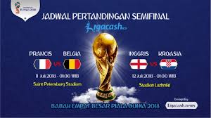 Jadwal tersebut sudah diubah dari waktu rusia ke. Ini Jadwal Siaran Langsung Babak Semifinal Piala Dunia 2018 Mercinews