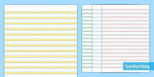 When i was in first grade mrs. Ks2 Blank Handwriting Sheets Writing Primary Resources