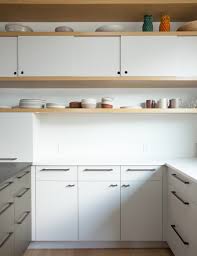 The gray shade will add contrast and complement the stainless steel look of the appliances as well. Remodeling 101 Cutout Cabinet Pulls Remodelista