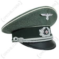 German Army Officers Visor Cap German Army Visor Cap German Hats
