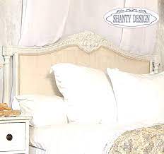 Il materiale di costruzione del letto è legno massello di betulla. Testata Letto Matrimoniale Shabby Chic Clarissa 5 Letti