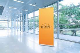 Download Free Roll Up Mockup Free And Premium Psd Mockups