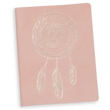 Carnet De Notes Imprime Rose 15x20cm Dreamcatcher Carnet De Notes Maison Du Monde Carnet