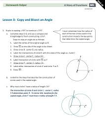 Take A Look At The Geometry Module 1 Lesson 3 Homework Helper Designed To Support The Classroom Lesson O Geometry Lessons Homework Helpers Classroom Lessons