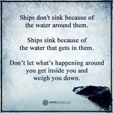 sinking ship positive quotes