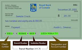 Total deposit amount add up the total amount of cheques and the total amount of cash and write it in the bottom of the deposit slip. 01560 003 Transit Number For The Royal Bank Of Canada In Kelowna