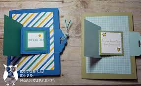 Use your big shot & framelits to make custom flip flop cards! Beth S Paper Cuts Flip Flap Card