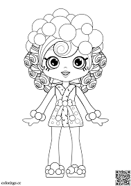 Shoppie bubbleisha shopkins coloring page. Shoppies Bubbleisha Coloring Pages Shopkins Coloring Pages Colorings Cc