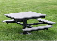 T Table Ada Outdoor Picnic Table 4 L Outdoor Picnic Tables Picnic Table Plastic Picnic Tables