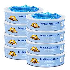 These mama bear diaper genie refills offer 270 refills, so you have plenty on hand so you don't have to keep repurchasing new ones (or be left without a bag). Diaper Pail Refills For Diaper Genie And Munchkin Diaper Pails 2160 Count 8 Pack Pricepulse