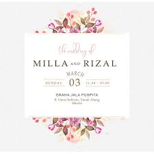 Pilihlah format dan template sesuai selera. E Invitation Undangan Pernikahan Kode Si 013 Anyelir Studio Bridestory