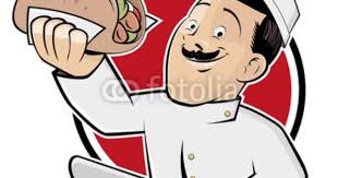 Funny Cartoon Doner Man By Dietmar Hopfl Logo Restaurant Logo Kaufen Logos