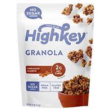 Amazon Com Highkey Cereal De Granola Sin Azucar Muesli Keto Para Desayuno Aperitivos Bajos En Carbohidratos Alimentos Sin Granos Y Gluten Racimos De Nueces Saludables De Aperitivos Alimentos Paleo Cetogenicos Y Diabeticos
