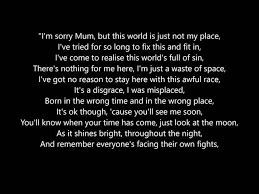 Sudahlah aku tak apa , dunia sampai ketemu lagi, dengan sedikit ku bercerita setidaknya kau ada kenang tentang hidupku. Her Last Words Courtney Parker Lirik Lagu Terjemahan Bahasa Indonesia