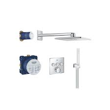 Maybe you would like to learn more about one of these? Grohe Grohtherm Smartcontrol 34706000 Shower System Concealed Thermostat Head And Hand Shower