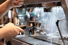 Maybe you would like to learn more about one of these? Barista Preparing Coffee Cleaning The Espresso Machine And Serving Coffee Stock Photo Picture And Royalty Free Image Image 114932796
