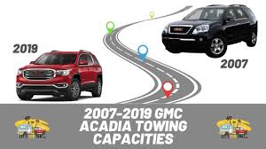 This number contains vital information about the car, such as its manufacturer, year of production, the plant it was produced in, type of engine, model and more. 2007 2021 Gmc Acadia Towing Capacities With Charts Let S Tow That