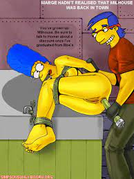 Marge Simpson and MilHouse in anal sex scene – Simpsons Hentai